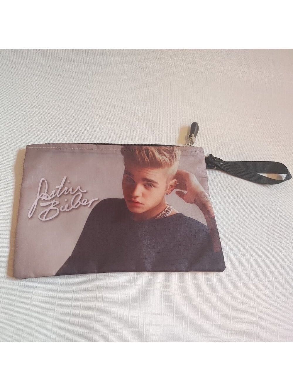 JUSTIN BIEBER Zip Pouch Double Sided